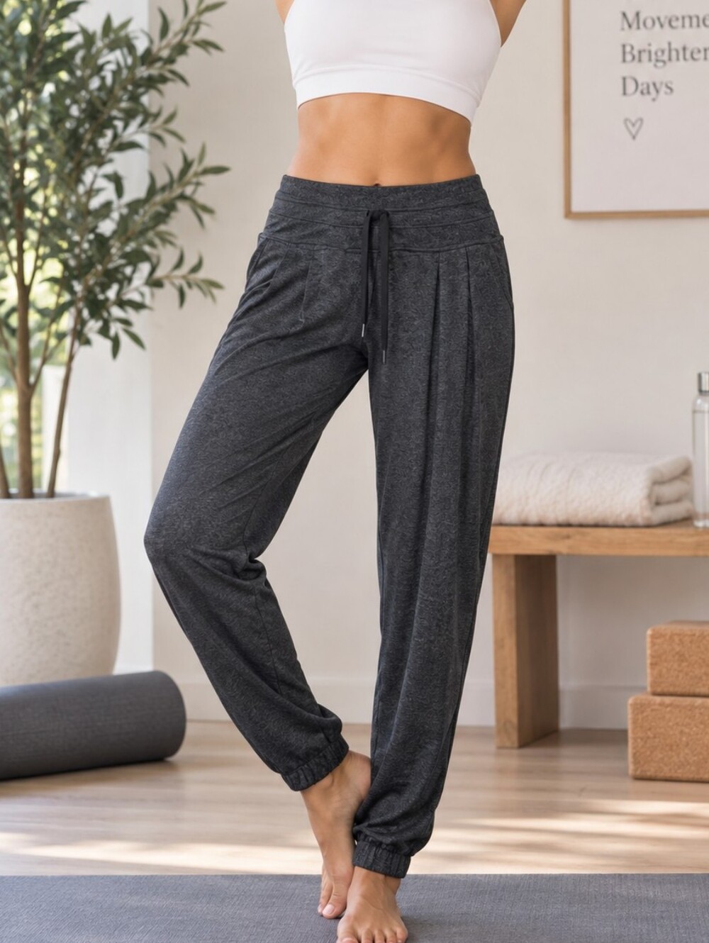 Lolë  Drawstring Jogger Pants Women’s M Athleisure Lounge